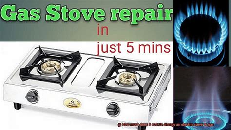 how much does it cost to convert to gas stove